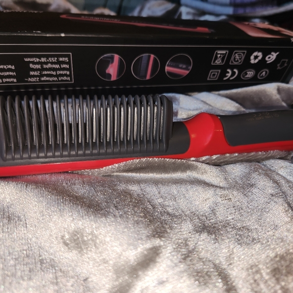 NEW With Box, Hair Straightener HQT-908B Brush Tool,Beauty,Hot Iron,PTC Heating - Picture 4 of 6